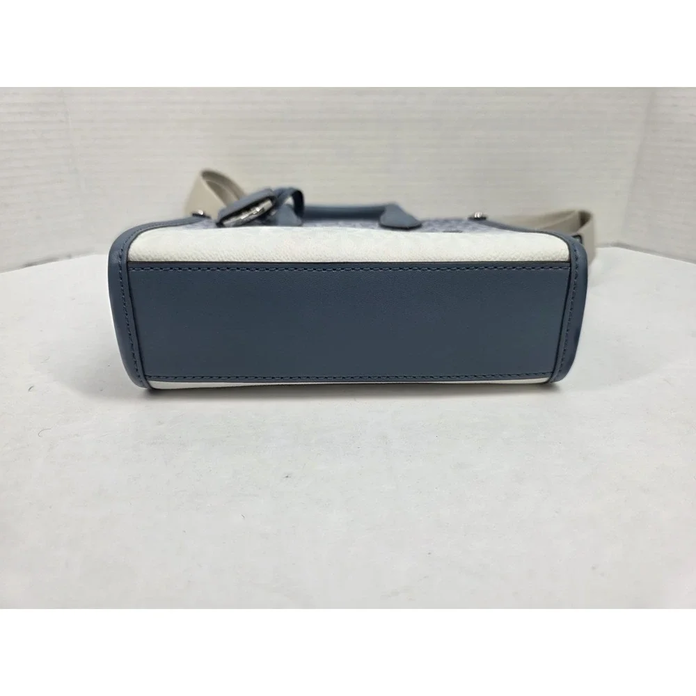 Michael Kors Mirella Extra Small Shopper Crossbody Bag In Denim.  NWT‎